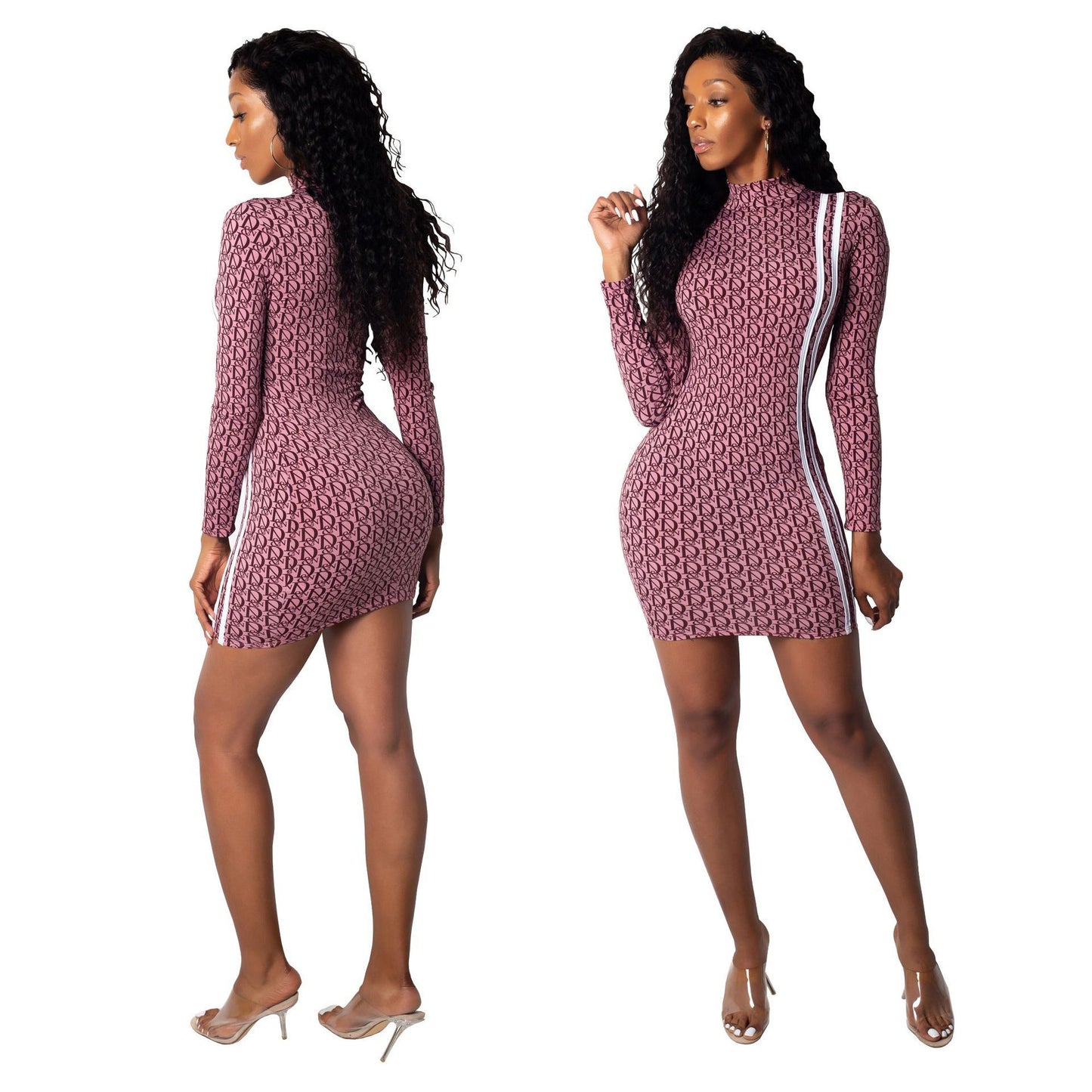 Slim sexy one-piece dress
