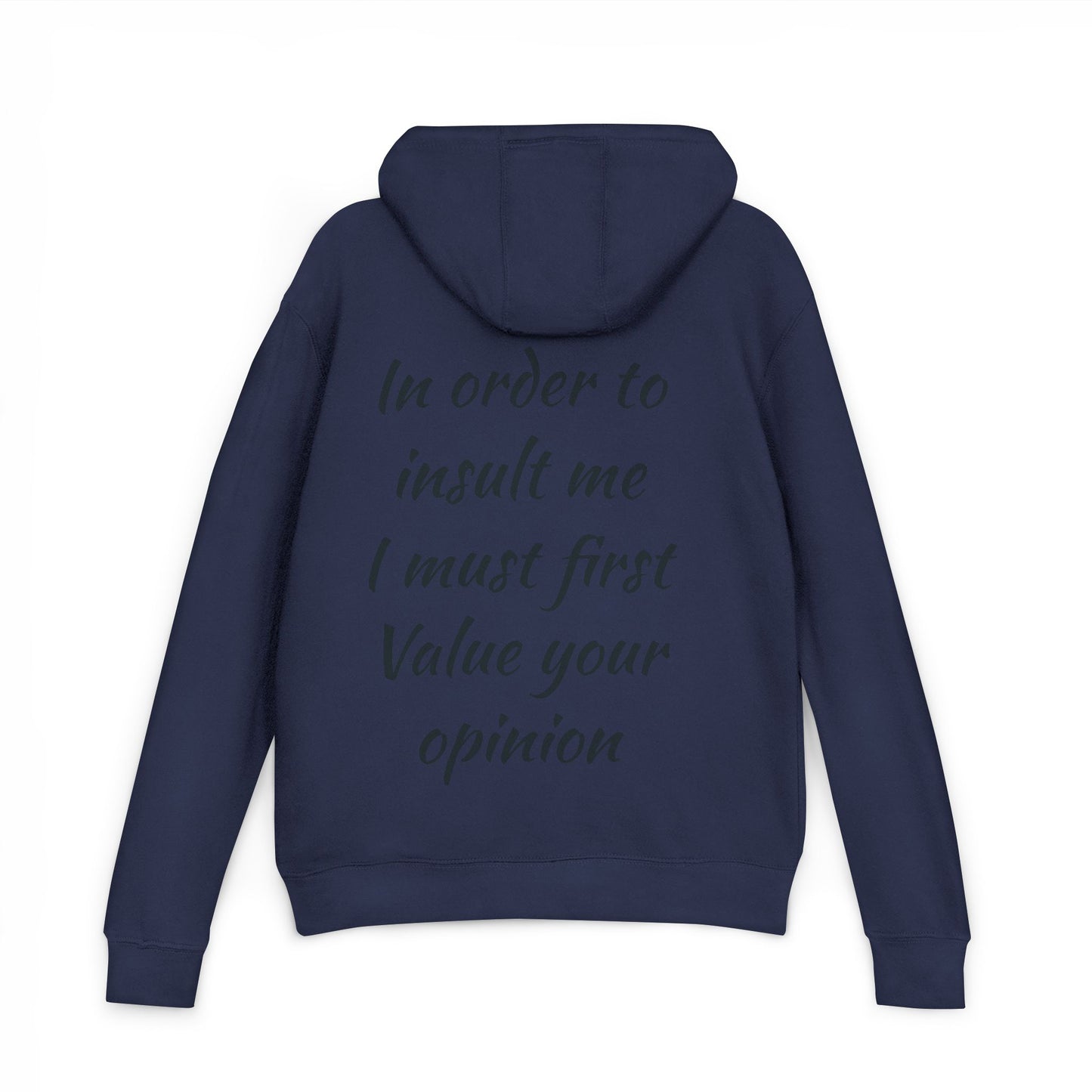 Witty French Terry Hoodie, Funny Unisex Hoodie, Casual Sweatshirt, Gift for Friends, Comfy Outfit, Humor Clothing